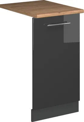 Immagine prodotto di Pannello frontale della lavastoviglie Vicco Fame-Line Antracite lucido 45 cm , PL Rovere, Model 54595