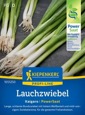 Produktbild von Kiepenkerl Lauchzwiebelsamen PowerSaat Kaigaro Allium fistulosum 2-3 lfd. Meter