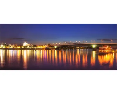 Produktbild von Glasbild Bonn Kennedybrücke 125x50 cm