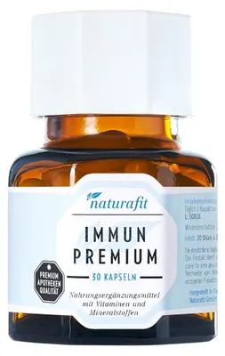 Produktbild von naturafit Immun Premium Kapseln, 30 St. Kapseln