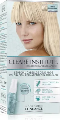 Immagine prodotto di Colore per capelli Clearé Institute 10.1, biondo champagne, 170 ml