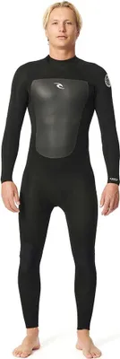 Imagen del producto de Traje de neopreno de manga larga Rip Curl Omega de 4/3 mm, modelo "Steamer", con cremallera trasera, color , talla MS