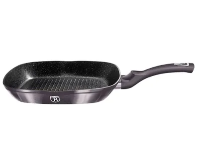 Produktbild von Berlingerhaus Grillpfanne mit Marmoroberfläche 28 cm Carbon PRO Line BH-6901