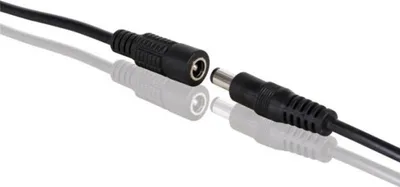 Image de Connecteur de prise CC avec câble (mâle-femelle)