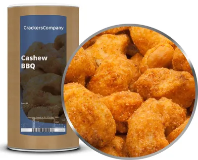 Produktbild von CrackersCompany BBQ-Cashews (Cashew BBQ), Membrandose 500 g
