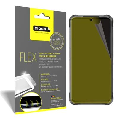 Produktbild von 2x Schutzfolie für Umidigi Bison Folie, 100% Displayabdeckung, dipos Flex