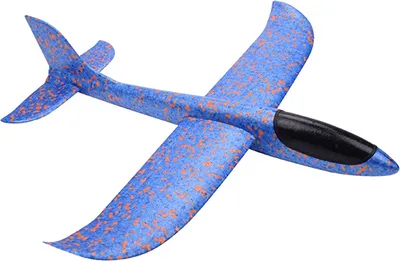 Produktbild von 1xBlau Gleitflieger /Wurfgleiter Styropor-Flieger (48cm )