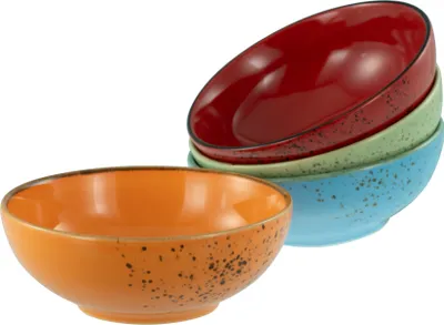 Produktbild von CreaTable, 22873, Nature Collection Mediterran, Smoothie Bowl 4-tlg, Steinzeug