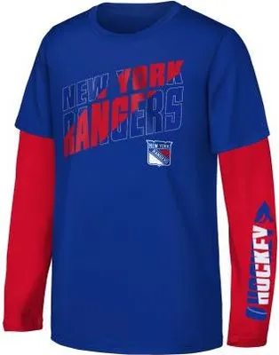 Produktbild von Kinder-T-Shirt New York Rangers NHL Winning Clapper 3 In 1 Combo New York Rangers NHL Winning Clapper 3-in-1-Kombi-T-Shirt für Kinder Größe: Kinder L (11 - 12 Jahre)