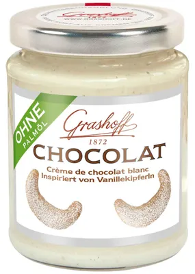 Produktbild von Grashoff Chocolat Crème de chocolat blanc Inspiriert von Vanillekipferln 235g