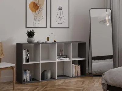 Immagine prodotto di RAINIS 3 ripiani - antracite / bianco