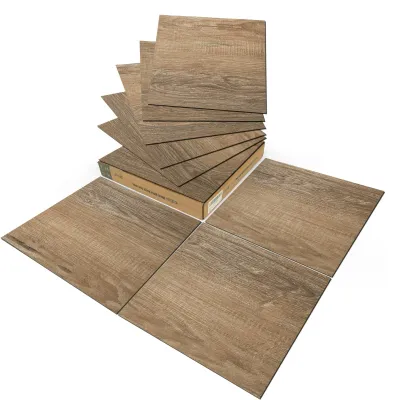 Vinyl-Fliesen 30x 30 cm, hellbraun, selbstklebend, wasserdicht, 2,7 m²