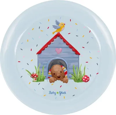 Produktbild von Coppenrath 22038 - Die Spiegelburg - BabyGlück - Teller Dackel