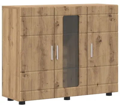 Image de vidaXL Armoire en bois Chêne Artisan 88,5 x 30,5 x 73 cm Bois composite