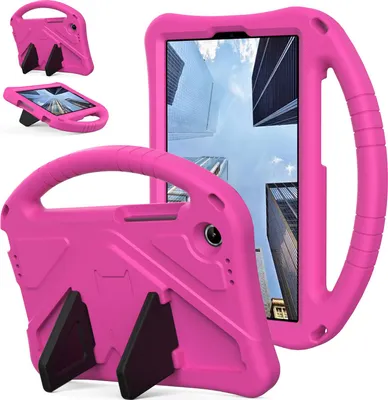 Obrázek produktu pro Dětské pouzdro pro Lenovo Tab One / Tab K9 8,7", EVA lehké nárazuvzdorné pouzdro s skládacím stojánkem a rukojetí Růžový