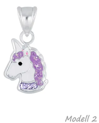 Produktbild von Kinderkette Silber 925 Kette: Einhorn Halskette für Mädchen Modell 2