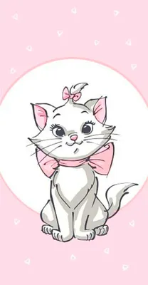 Produktbild von Badetuch Aristocats Mädchen Strandtuch Marie - Disney Strandlaken 70 x 140 cm