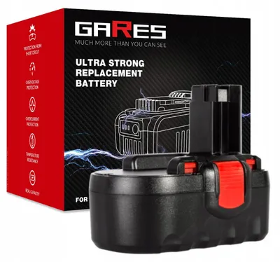 Produktbild von Gares Akkupack zum Zellentausch für Bosch PSR18-2 | 18 V 3 Ah Inny | Ersatz-Zellenpack für Werkzeugakkus | Profi-Qualität Gares®