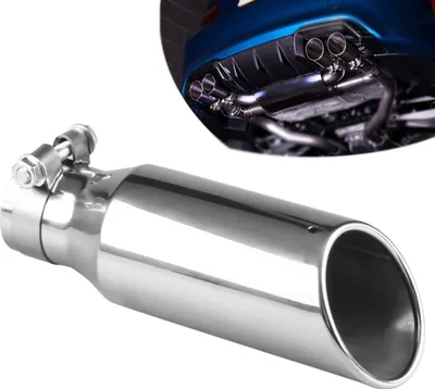 Immagine prodotto di 10.3" tubo di scarico in acciaio inox per auto 2,5" ingresso 3" uscita