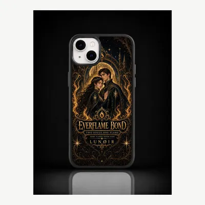 Productafbeelding van iPhone 14 Plus hoesje, telefoonhoesje, beschermhoesje, case met vlammotief – LUNØIR ©