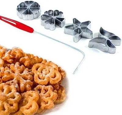 Productafbeelding van Famanu wafelijzer, traditionele wafelvormen - set van 4