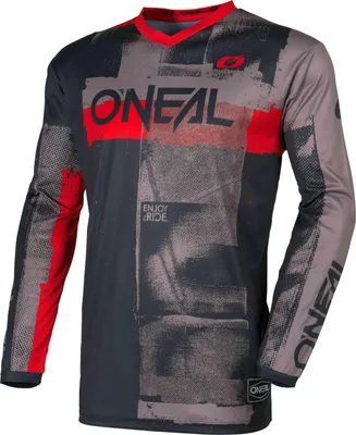 Image de Maillot O'Neal ELEMENT ROLLER gris/rouge XXL