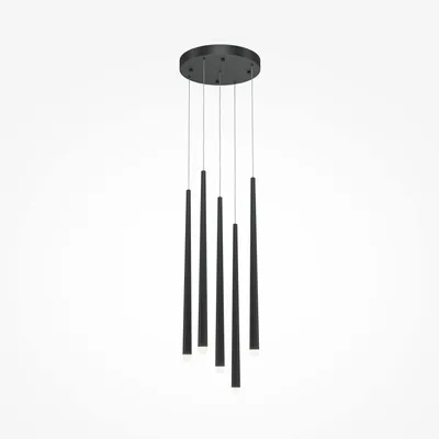 Produktbild von Hängeleuchte LED Aluminium B: 32 cm H: max. 369,3 cm Schwarz Weiß rund Farbwechsel 3000-4000 K 2400 lm Modern