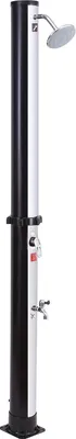 Produktbild von Solar-Dusche MOOREA Schwarz und Silber 18L