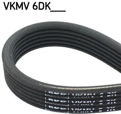 Produktbild von SKF Keilrippenriemen 1697mm für BMW 3 Touring (E91) VKMV 6DK1697