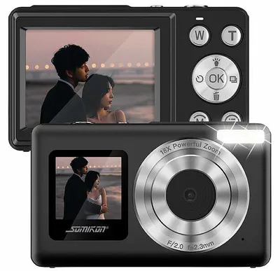 Image de Appareil photo numérique 4K avec deux écrans