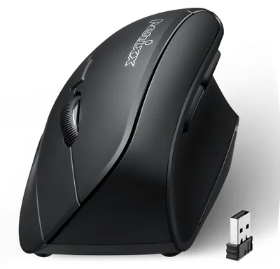Immagine prodotto di Mouse verticale - Mouse wireless ergonomico - 2,4 GHz - 6 pulsanti