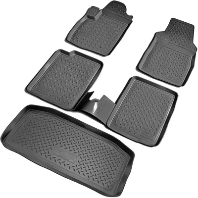 Produktbild von Fußmatten & Kofferraumwanne Set passend für  FIAT PANDA II | 169 | 2003-2012