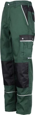 Produktbild von TMG STYLE Herren Arbeitshose Canvas mit Cordura Knietaschen Grün Grau, 56, grün