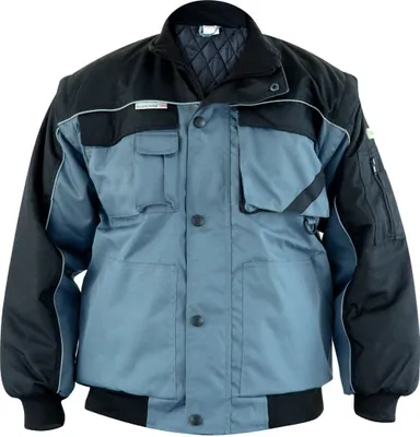 Produktbild von Arbeitsjacke grau/schwarz Baumwolle XL