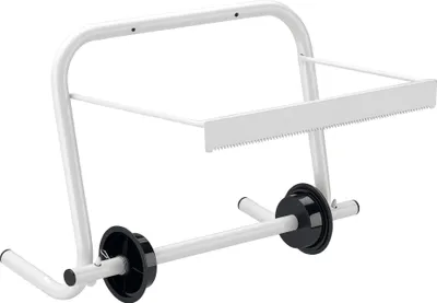 Produktbild von Wiltec Papierrollenhalter bis Ø 40 x 34 cm, Papierspender 31 x 45,5 x 38,5 cm, Putzrollenhalter aus Metall, Küchenrollenhalter Wandmontage