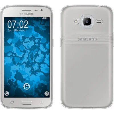 Produktbild von PhoneNatic Case kompatibel mit Samsung Galaxy J2 (2016) (J210) - clear Silikon Hülle Slimcase Cover