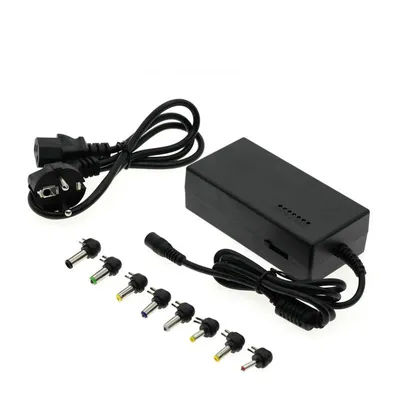 Produktbild von 96W Universal-Laptop-Netzteil AC/DC-Adapter AC95-265V Eingang zu DC12V/15V/16/18V/19V/20V/24V Ausgang Stromversorgung 8 DC-Anschlüsse