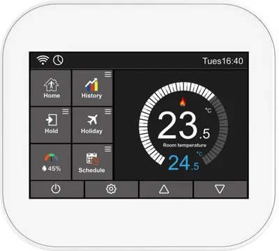 Produktbild von Steuerung WiFi Deluxe weiß Fußbodenheizung