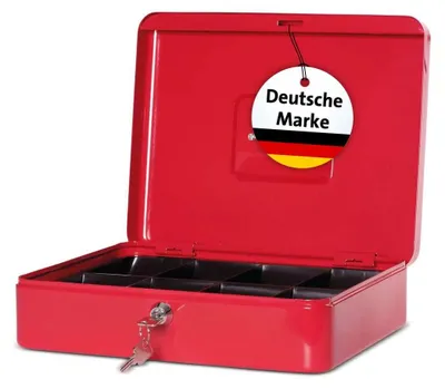 Produktbild von MAUL Geldkassette Muldeneinsatz 25 x 30 x 8.7 cm rot