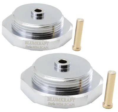 Imagen del producto de Omgoods - Juego de 2 adaptadores para radiadores, rosca M34 x 1.5 a M30 x 1.5