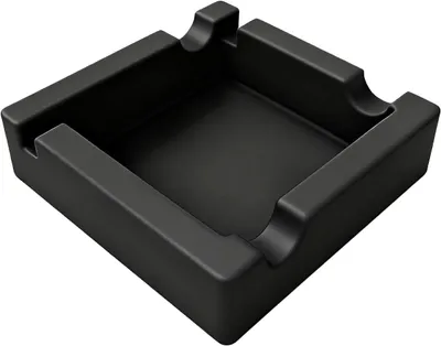 Immagine prodotto di Posacenere grande, in silicone, infrangibile, con 5 supporti, adatto per interni ed esterni