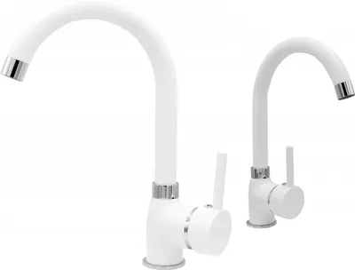 Immagine prodotto di Granitan | BETA - Rubinetto da cucina - Orientabile a 360° - Bianco - Ottone - Carica in Vetroceramica