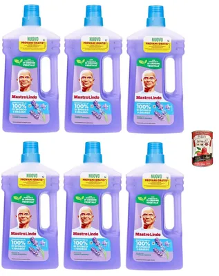 Produktbild von 6x Mastrolindo Pavimenti Lavanda 930ml+ Italian Gourmet pelati 400gr