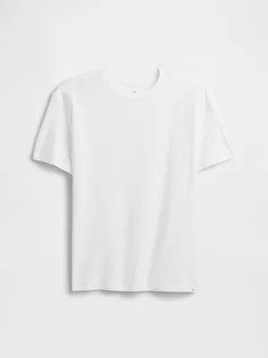 Produktbild von GAP T-Shirt Größe S aus atmungsaktivem Baumwollstrick mit Rundhalsausschnitt