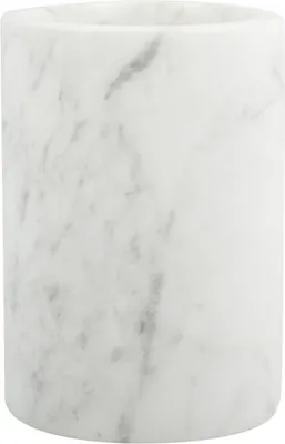 Zdjęcie produktu dla Spirella pojemnik na szczoteczki do zębów ceramiczny "Sana" 7x11,5 cm marmurowy
