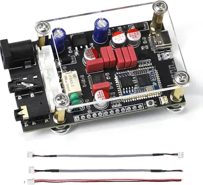 Zdjęcie produktu dla Przenośna bezstratna karta dekodująca BT 5.1 USB QCC5125 APTX LDAC Wbudowany dekoder antenowy z akrylową obudową Wysokiej jakości karta dekodująca czysty dźwięk