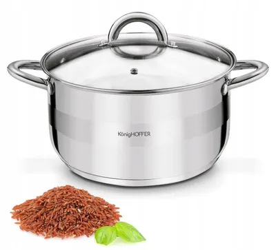 Produktbild von Konighoffer Faro Großer Edelstahltopf Induktion 9,2 L 28 cm