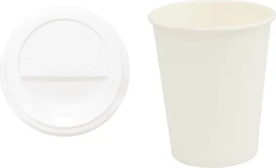 Obrázek produktu pro vidaXL Papírové kelímky s víčky 1000 ks 8oz 200ml