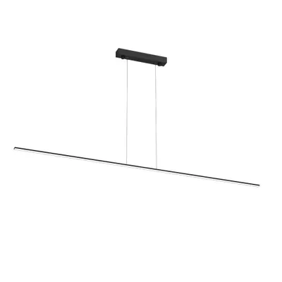 Zdjęcie produktu dla Lampa wisząca nowoczesna czarna listwa 120 cm LED neutralna barwa SLIM LED 12W Brosline
