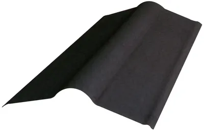 Produktbild von Onduline® Firsthaube intensiv schwarz 1000 mm x 485 mm x 3 mm